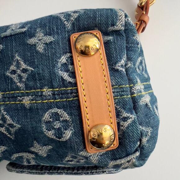 NWOT！Vintage Louis Vuitton Blue Baggy PM - Picture 5 of 9